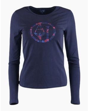 Armani Jeans 7V5T04 T Shirt - Blue