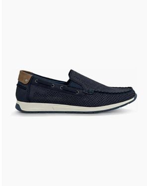 Rieker 11957 Loafer Shoes - Blue
