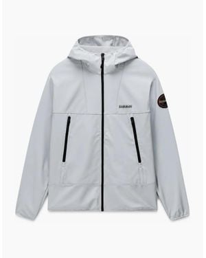 Napapijri Biois Light Soft Shell Jacket - Grey