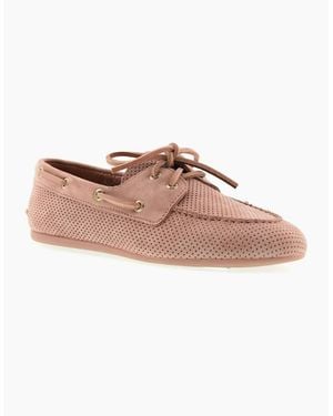 Sperry Top-Sider Sperry Slim Boat Shoe Leather Amaretto Boat Shoes - Pink
