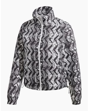 adidas Originals High Neck Long Sleeve Athletic Top - Grey