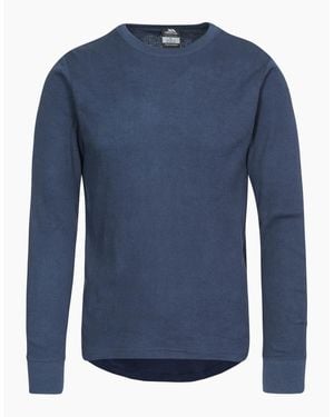 Trespass Adults Unify Thermal Base Layer Top - Blue