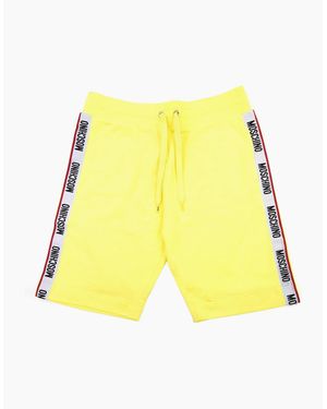 Moschino Underwear Logo Tape Shorts 0021 - Yellow