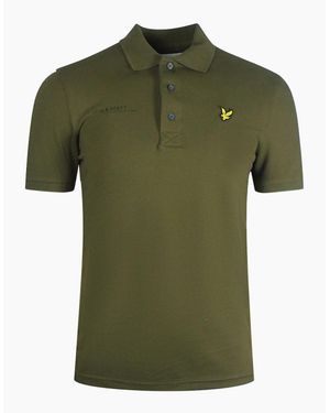 Lyle & Scott Lyle & Scott Co-Ordinate Print Logo Short Sleeved Polo Shirt - Green