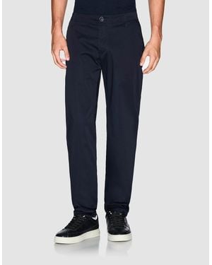ARMANI EXCHANGE Stretch Cotton Chinos - Blue