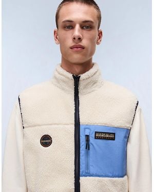 Napapijri Yupik Fleece Vest - Blue