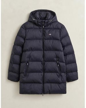 GANT Active Cloud Mid Length Jacket - Blue