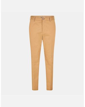 BOSS Perin 242 Solid Patterned Straight Chinos - White