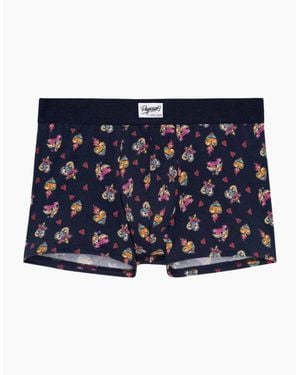 Hom Love Story Boxer Trunk - Blue