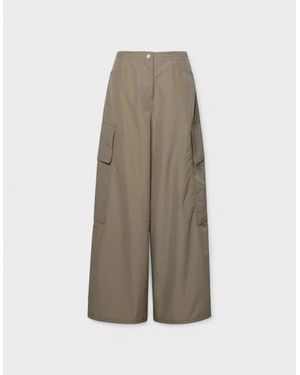 Palm Angels Parachute Trousers - Natural