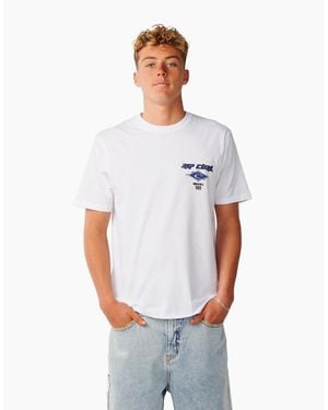 Rip Curl Rip Curl Fade Out Icon Short Sleeve T-Shirt - White