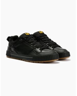 Caterpillar Axiom Leather Lace-Up Shoes - Black