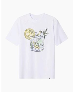Pretty Green Gin And Tonic T-Shirt - White