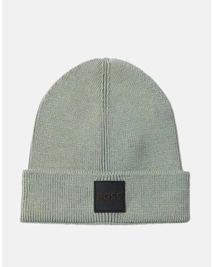 BOSS Boss Foxxy Wool Mix Beanie Light - Green