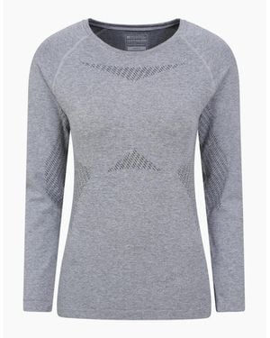 Mountain Warehouse Ladies Off Piste Ii Base Layer Top - Grey