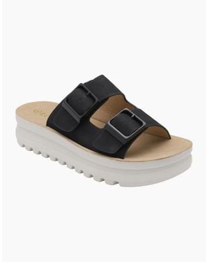 Lotus Volos Flatform Sandals - Black
