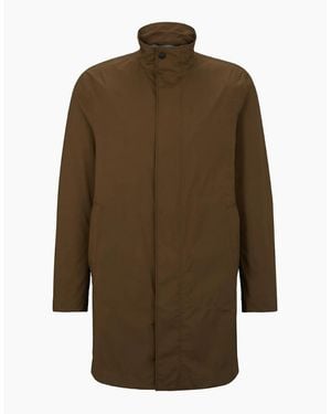 BOSS Jared Solid Patterned Over Coat - Green