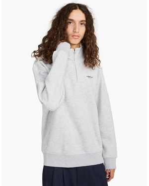 Element Co 1/2 Zip Sweatshirt - White