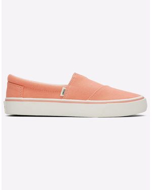 TOMS Alpargata Fenix Slip On Shoes Peach - Pink