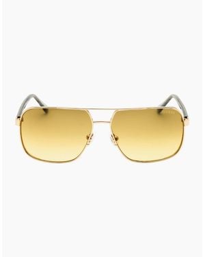 Guess Shiny Pale Gradient Sunglasses - Yellow