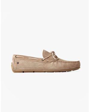 Base London Brooks Shoes Camel - White