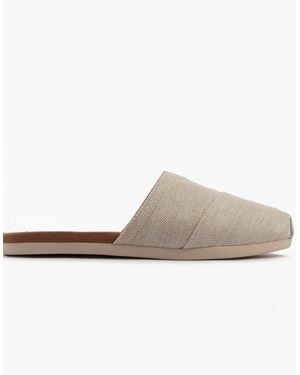 TOMS Alpargata Mule Espadrille Natural - White