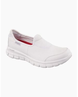 Skechers Sure Track Slip On Sports Shoes - White