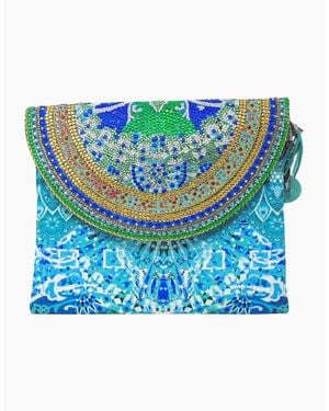 Inoa Fashion Atlantis 1929 Clutch Bag - Blue