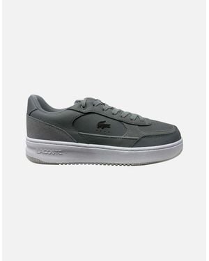 Lacoste L001 Ace Leather Trainers - Grey