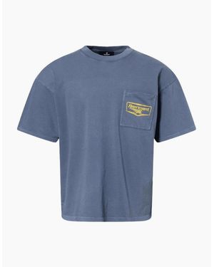 Represent Nothing Faster Graphic Oversized T-Shirt - Blue