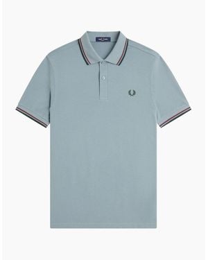 Fred Perry Twin Tipped Polo Shirt - Blue