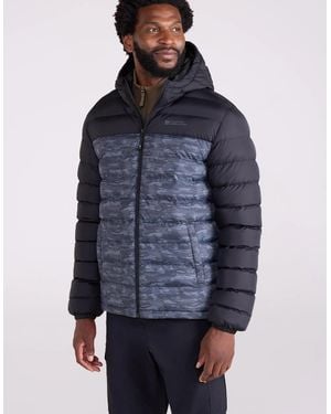 Mountain Warehouse Seasons Ii Camo Padded Jacket - Blue