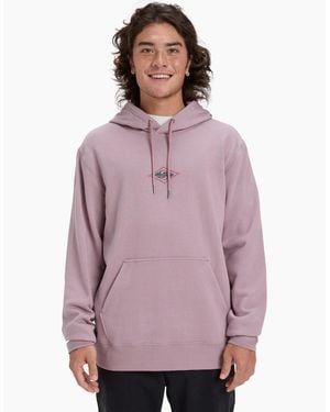 Quiksilver Graphic Back Print Hoodie - Purple