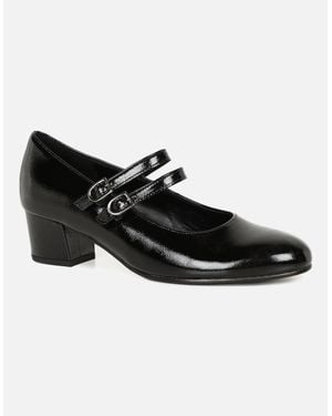 Gabor Belva Mary Jane Court Shoes - Black