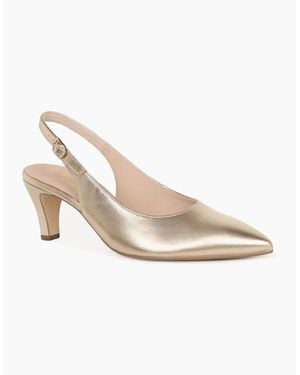 Gabor Lazona Court Shoes - Natural