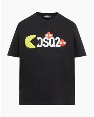 DSquared² Pac Dsq2 Logo T-Shirt - Black
