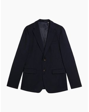Ted Baker Nalfanj Cavalry Twill Sb2 Blazer Jacket - Blue