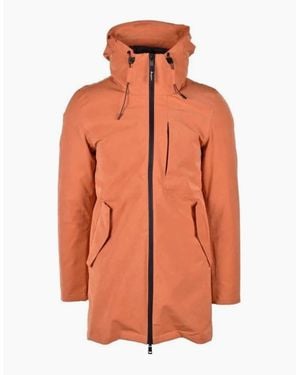 Aquascutum Active 3-Way Parka Rust Jacket - Orange