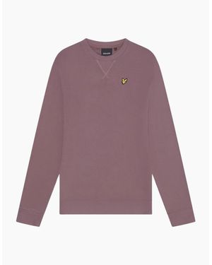 Lyle & Scott Lyle & Scott Branded Highland Mauve Pull-Over Sweatshirt - Purple