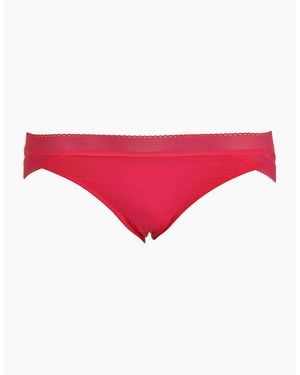Calvin Klein Icon Low Rise Bikini Brief, Sultry - Red