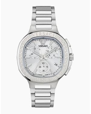 Versace Square Analogue Quartz Watch - Grey