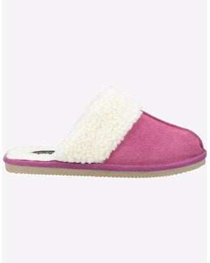 Hush Puppies Arianna Mule Memory Foam Slippers - Pink