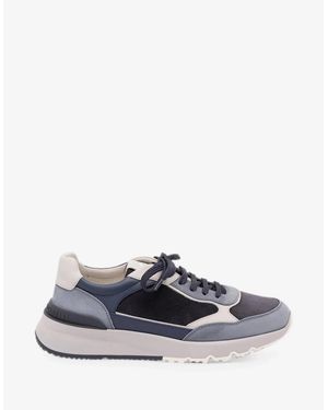 Brunello Cucinelli Nubuck & Suede Trainers - Blue