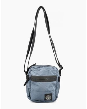 Stone Island S0251 Crossbody Bag - Blue