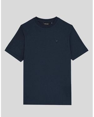 Lyle & Scott Linen T-Shirt - Blue