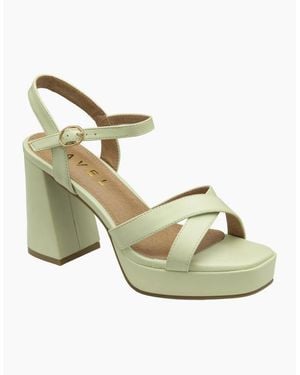 Ravel Farran Heeled Sandals - Natural
