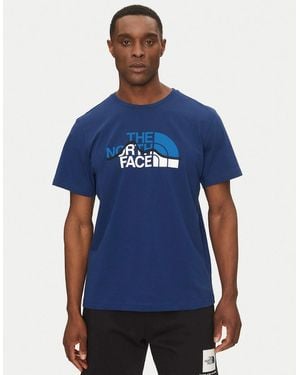 The North Face Mountain Line Estate T-Shirt - Blue