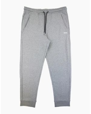BOSS Hadiko Embroidered Contrast Logo Track Trousers 059 - Grey