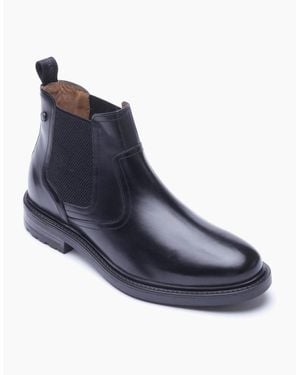 Base London London Smith Leather Boots - Blue