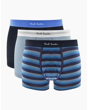 Paul Smith 3Pk Boxer Shorts Stripe - Blue
